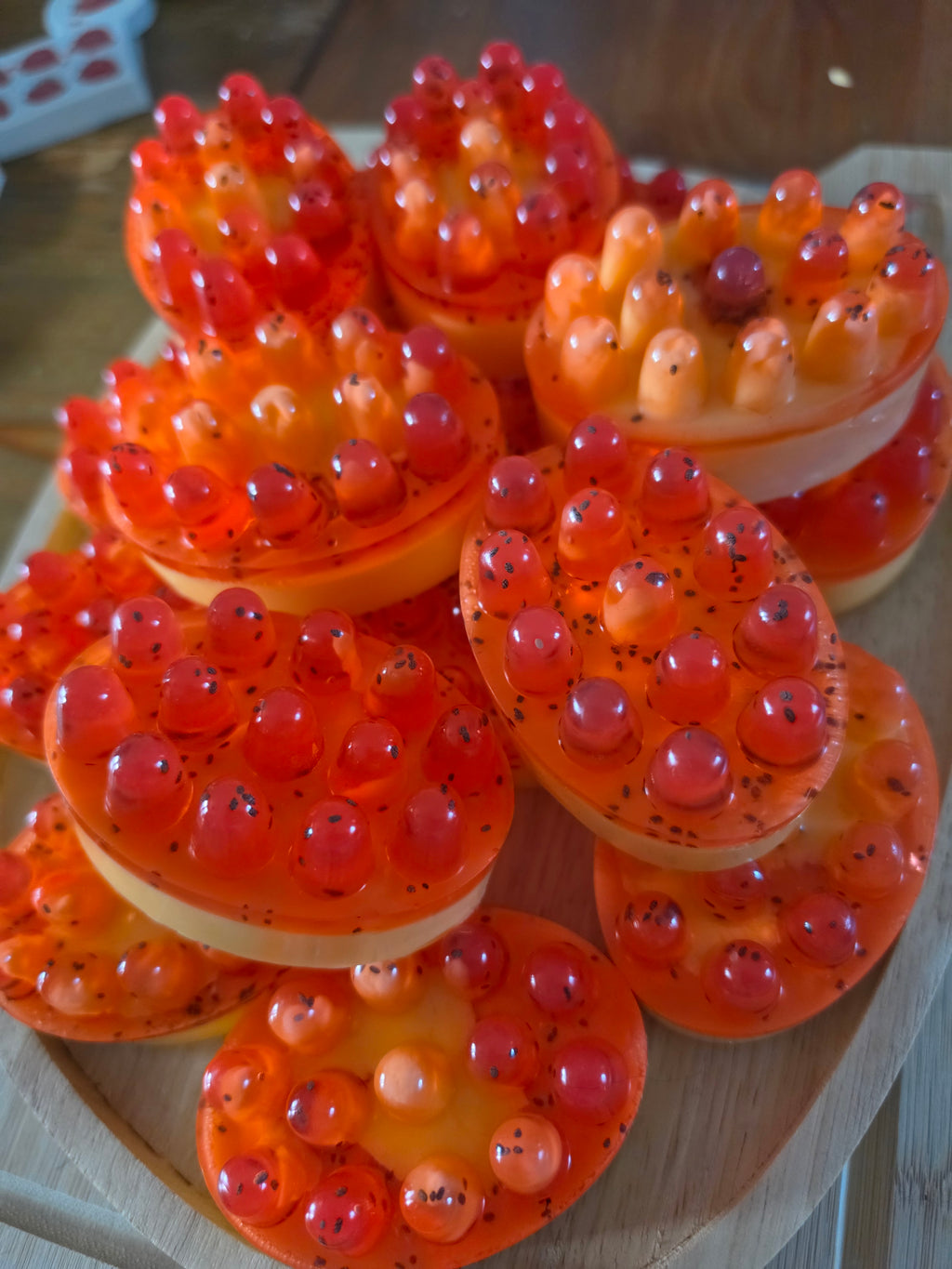 🥭🍓 SAVON DE MASSAGE MANGUE-FRAISE 🍓🥭